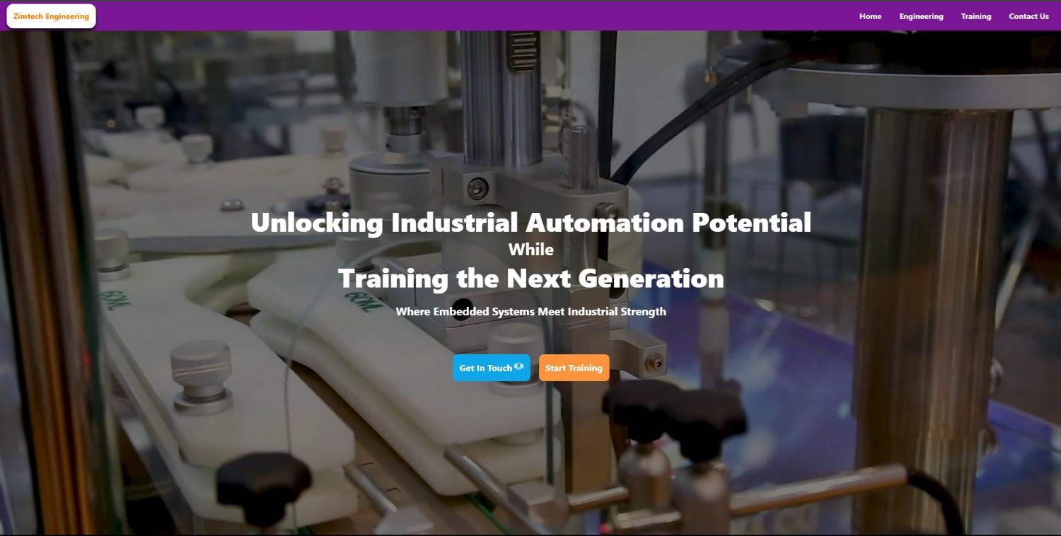 Zimtech Engineering Website